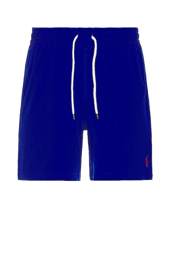 Polo Ralph Lauren Traveler Stretch Swim Trunk in Blue by POLO RALPH LAUREN