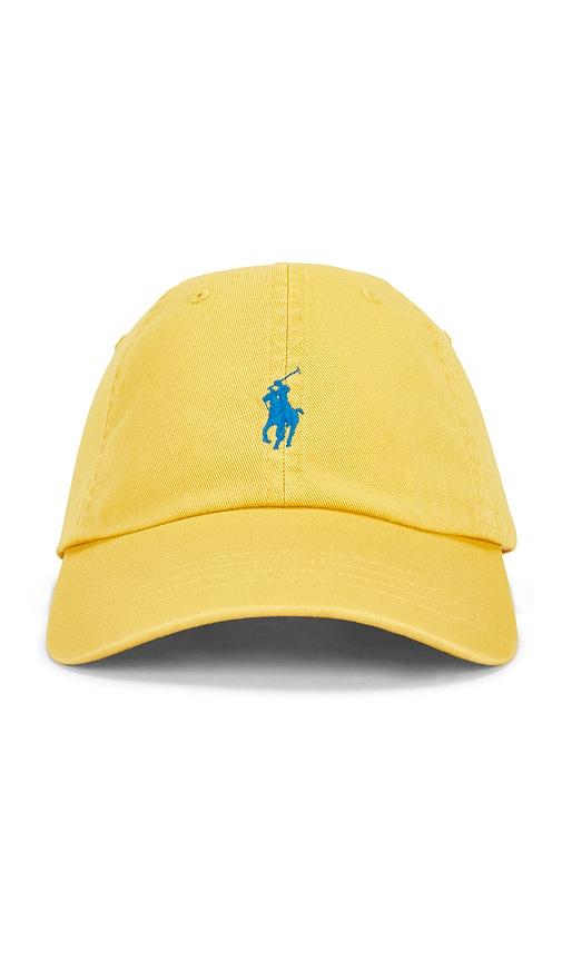 Polo Ralph Lauren Twill Classic Sport Cap Hat in Yellow by POLO RALPH LAUREN