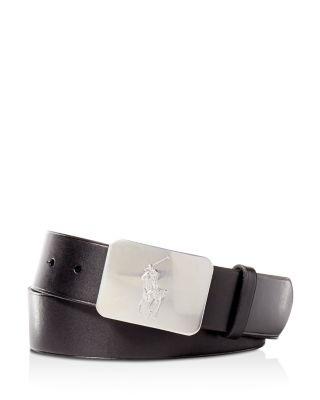 Polo Ralph Lauren Vaccetta Leather Belt by POLO RALPH LAUREN