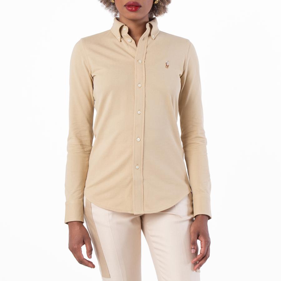 Polo Ralph Lauren Womens Logo Embroidered Cotton Shirt by POLO RALPH LAUREN