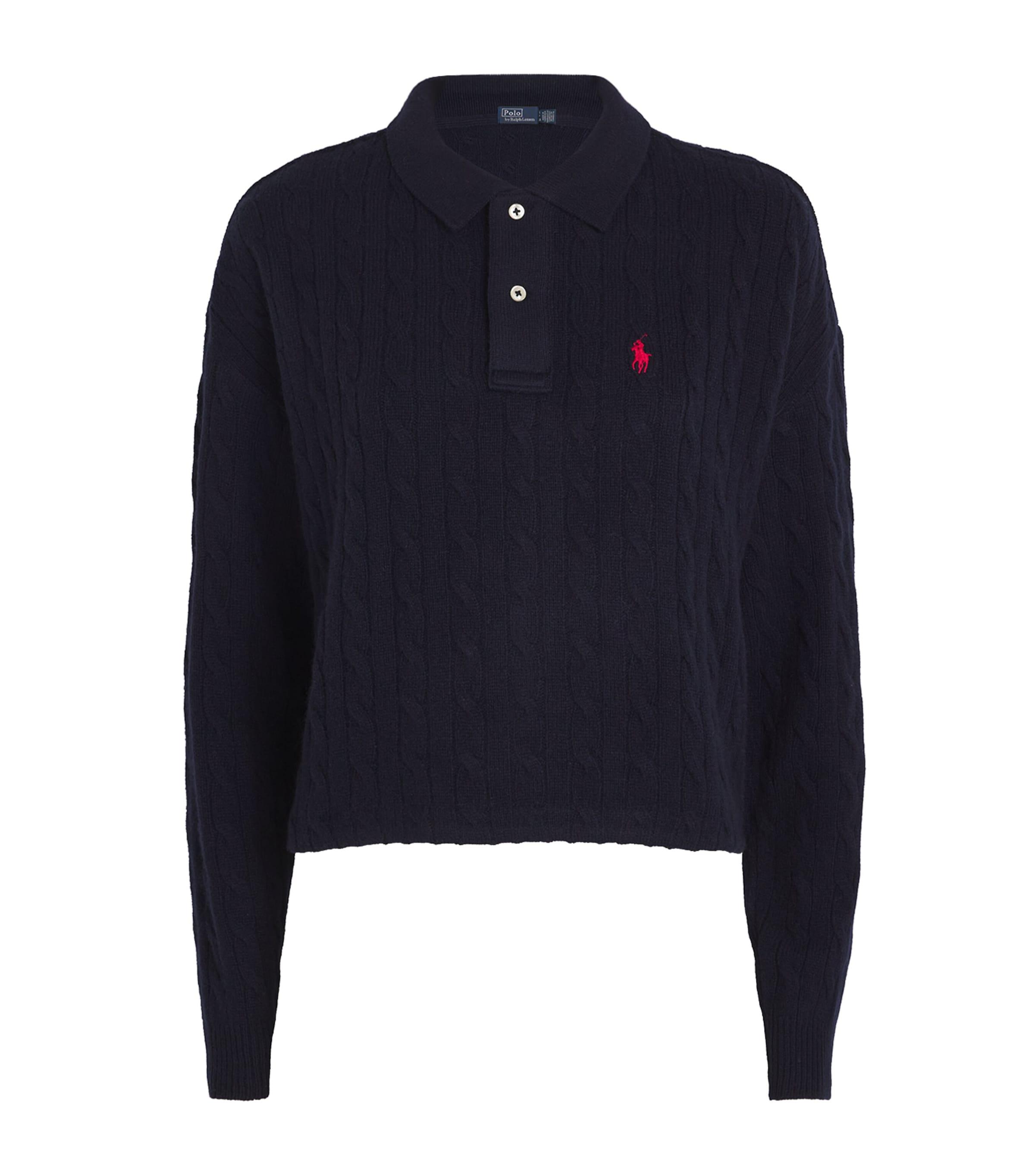 Polo Ralph Lauren Wool-Cashmere Polo Sweater by POLO RALPH LAUREN