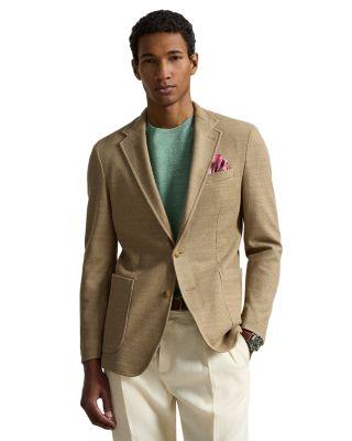 Polo Soft Tailored Fit Knit Linen Jacket by POLO RALPH LAUREN