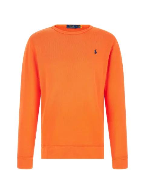 Polo loopback logo-embroidered sweater by POLO RALPH LAUREN