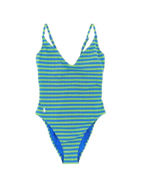 Polo striped cable-knit swimsuit by POLO RALPH LAUREN