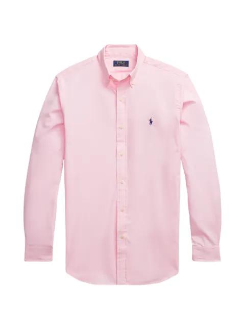 Pony-embroidered button-down shirt by POLO RALPH LAUREN