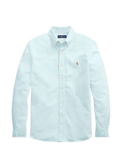 Pony-embroidered button-down shirt by POLO RALPH LAUREN