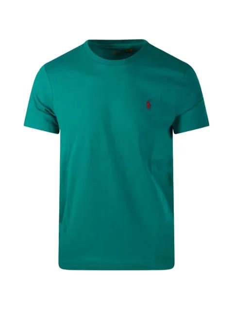 Pony-embroidered cotton T-shirt by POLO RALPH LAUREN