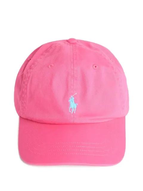 Pony-embroidered cotton baseball cap by POLO RALPH LAUREN