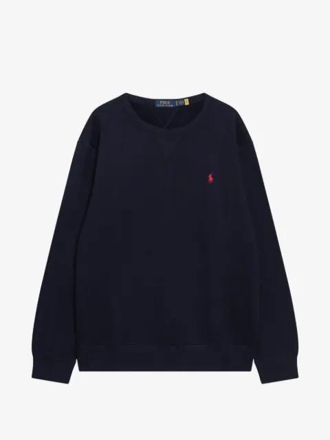 Pony-embroidered crewneck sweatshirt by POLO RALPH LAUREN