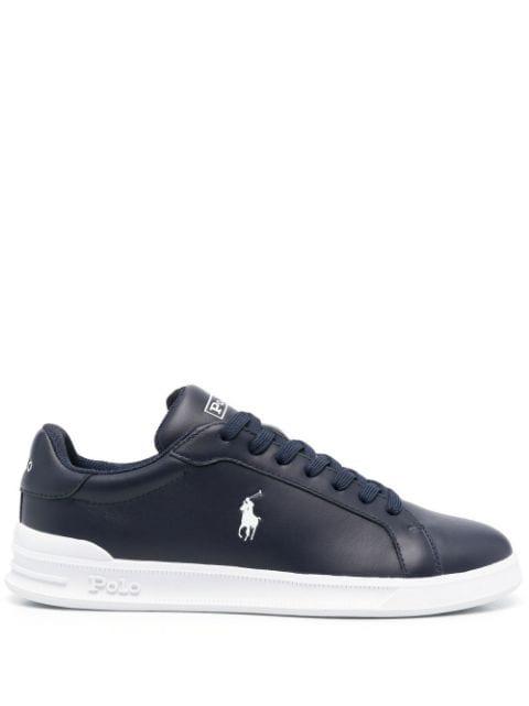 Pony logo low-top sneakers by POLO RALPH LAUREN
