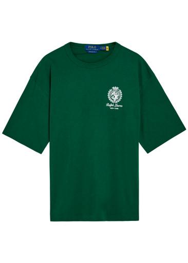 Printed crest cotton T-shirt by POLO RALPH LAUREN