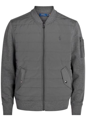 Quilted shell and cotton-blend jacket by POLO RALPH LAUREN