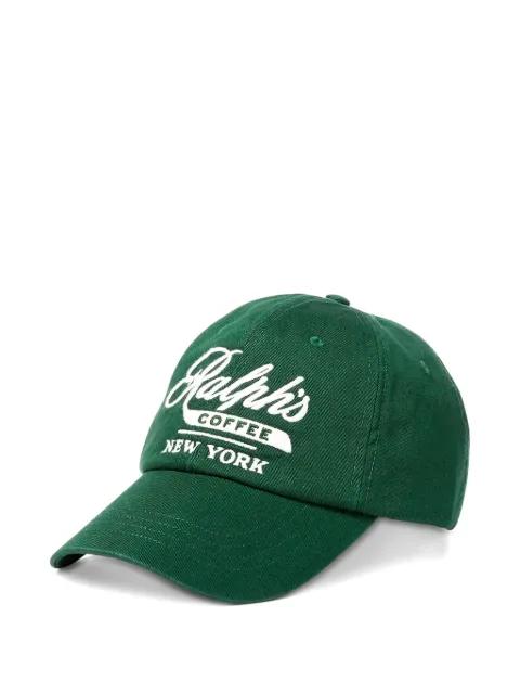 Ralph's Coffee embroidered baseball cap by POLO RALPH LAUREN