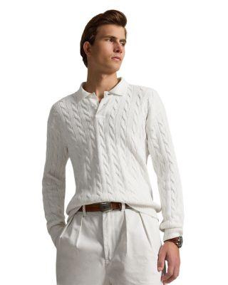 Relaxed Fit Cable Knit Cotton Sweater by POLO RALPH LAUREN