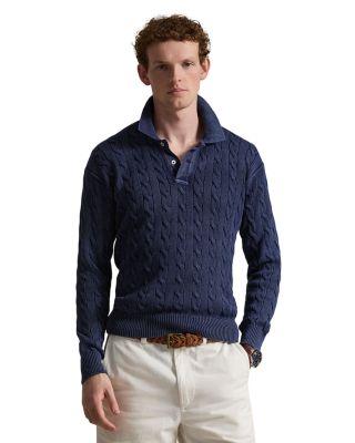 Relaxed Fit Cable Knit Cotton Sweater by POLO RALPH LAUREN