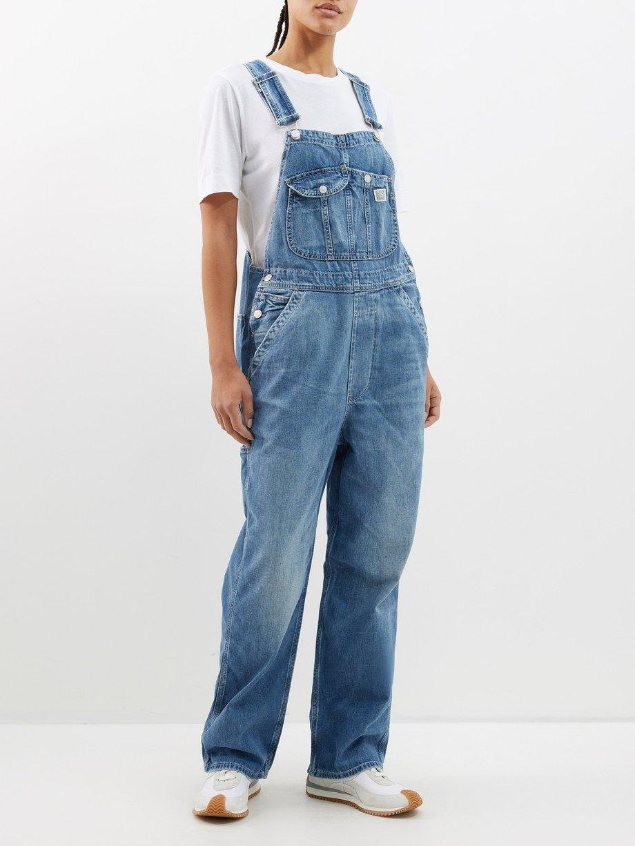 Relaxed-fit denim dungarees by POLO RALPH LAUREN
