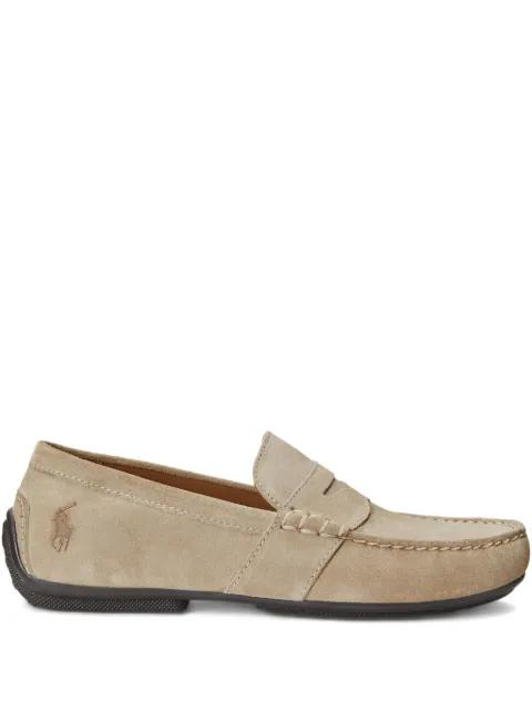 Reynold hand-stitched suede loafers by POLO RALPH LAUREN