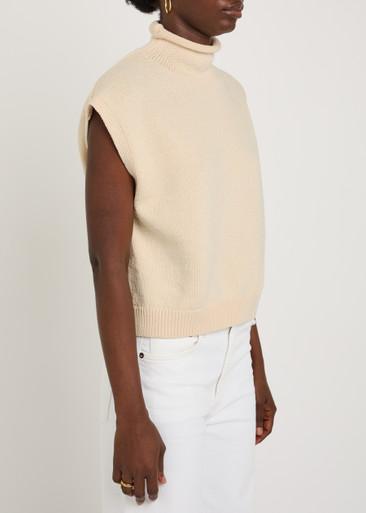 Roll-neck cotton-blend top by POLO RALPH LAUREN