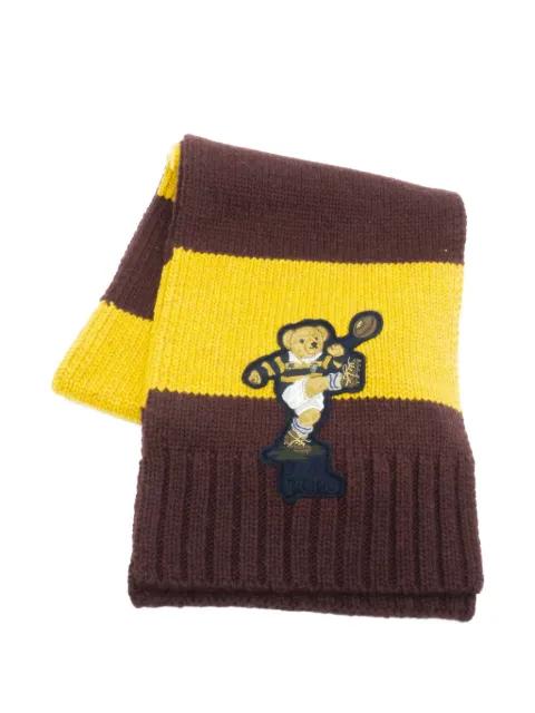 Rugby Polo Bear colourblock scarf by POLO RALPH LAUREN