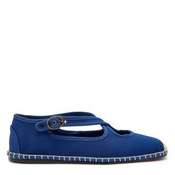 S CROSS MARY JANE FLAT SHOE by POLO RALPH LAUREN