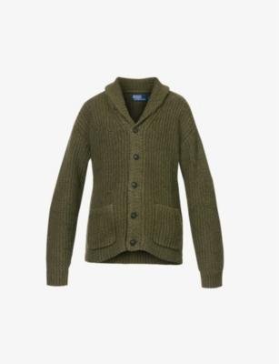 Shawl-collar linen and cotton-blend cardigan by POLO RALPH LAUREN