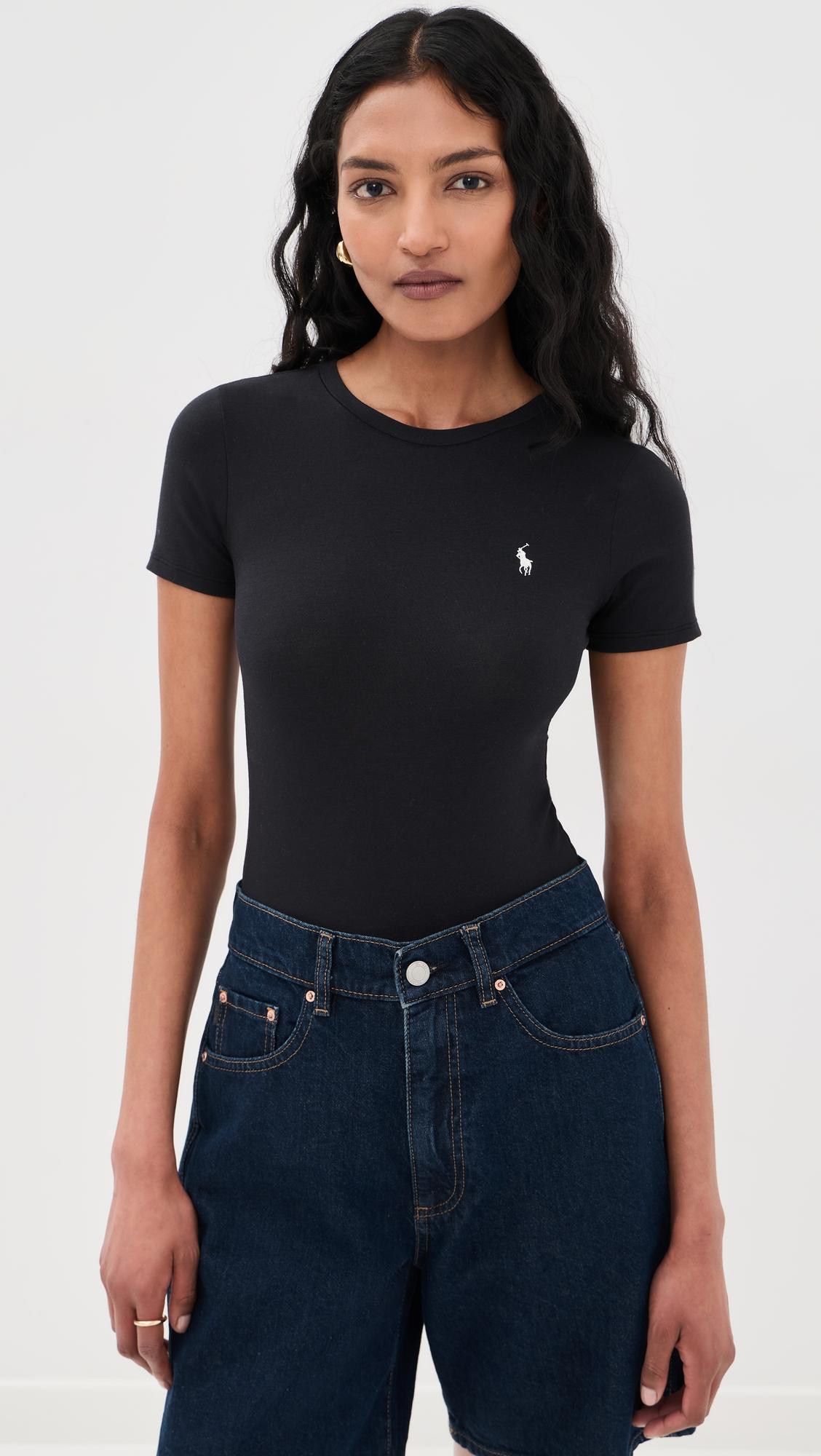 Short Sleeve Thong Bodysuit by POLO RALPH LAUREN