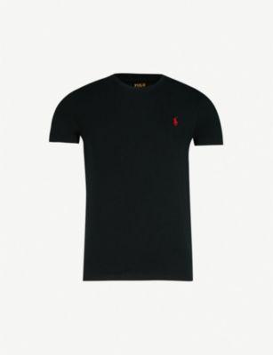 Short-sleeved crewneck cotton-jersey T-shirt by POLO RALPH LAUREN