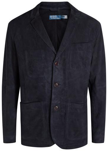 Single-breasted suede jacket by POLO RALPH LAUREN