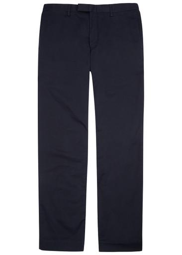 Slim-leg stretch cotton chinos by POLO RALPH LAUREN
