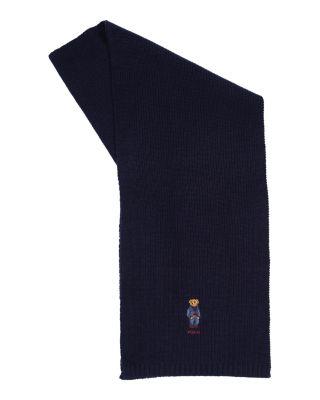 Solid Denim Bear Scarf by POLO RALPH LAUREN