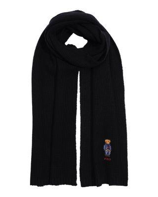 Solid Denim Bear Scarf by POLO RALPH LAUREN