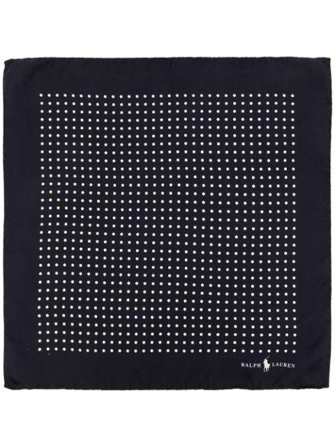 St James spot-print pocket square by POLO RALPH LAUREN