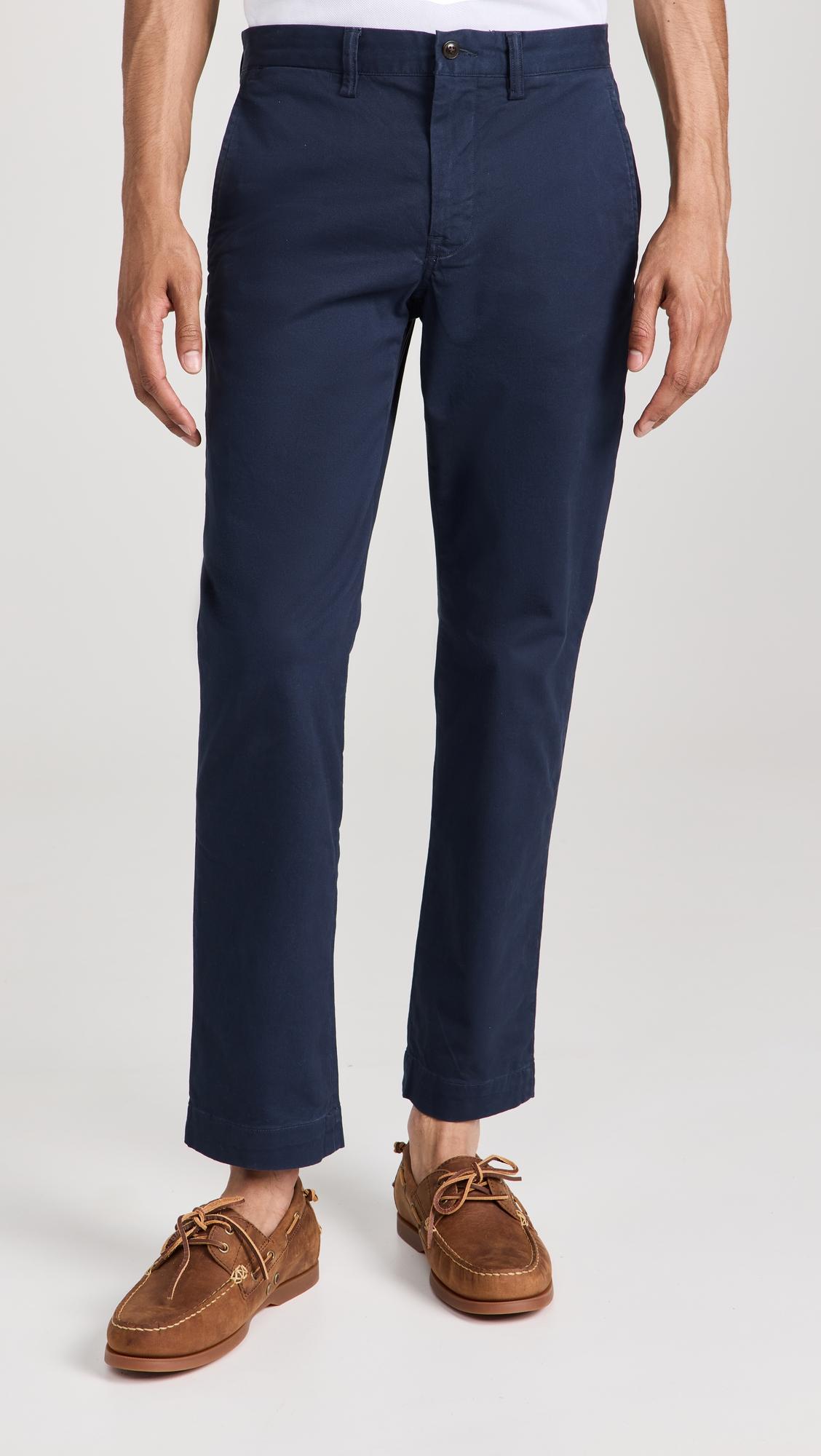 Straight Fit Washed Stretch Chino Pants by POLO RALPH LAUREN