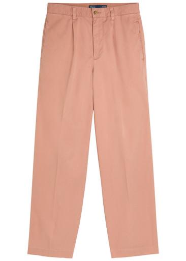 Straight-leg cotton-blend trousers by POLO RALPH LAUREN