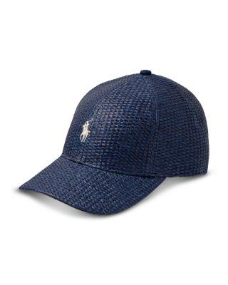 Straw Baseball Hat by POLO RALPH LAUREN