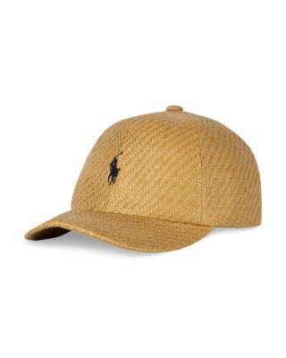 Straw Baseball Hat by POLO RALPH LAUREN