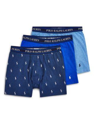 Stretch Cotton Boxer Briefs - Pack of 3 by POLO RALPH LAUREN