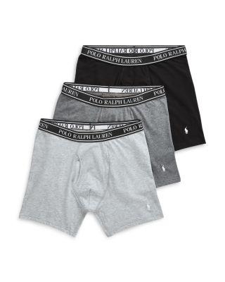Stretch Cotton Boxer Briefs - Pack of 3 by POLO RALPH LAUREN