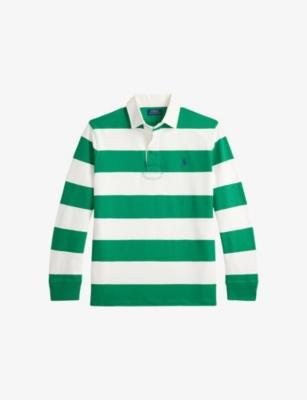 Striped Logo-Embroidered Cotton Ruby Shirt by POLO RALPH LAUREN