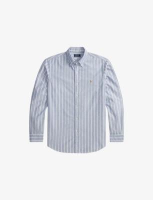 Striped Oxford Custom-Fit Cotton Shirt by POLO RALPH LAUREN
