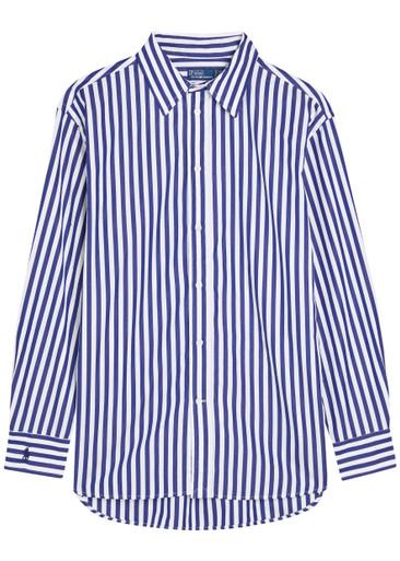 Striped cotton-poplin shirt by POLO RALPH LAUREN