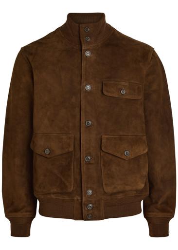Suede lamb leather jacket by POLO RALPH LAUREN