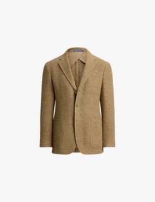 Summer Tweed Tailored-Fit Linen, Silk And Wool Blazer by POLO RALPH LAUREN