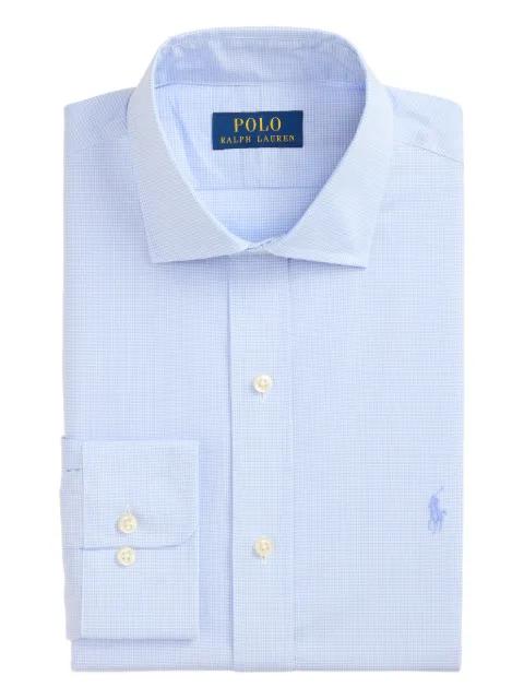 Tattersall buttoned poplin shirt by POLO RALPH LAUREN