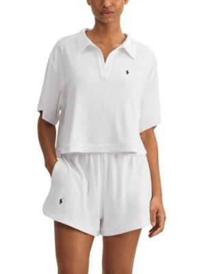 Terry Cloth Shirt & Short Cover Up Set by POLO RALPH LAUREN