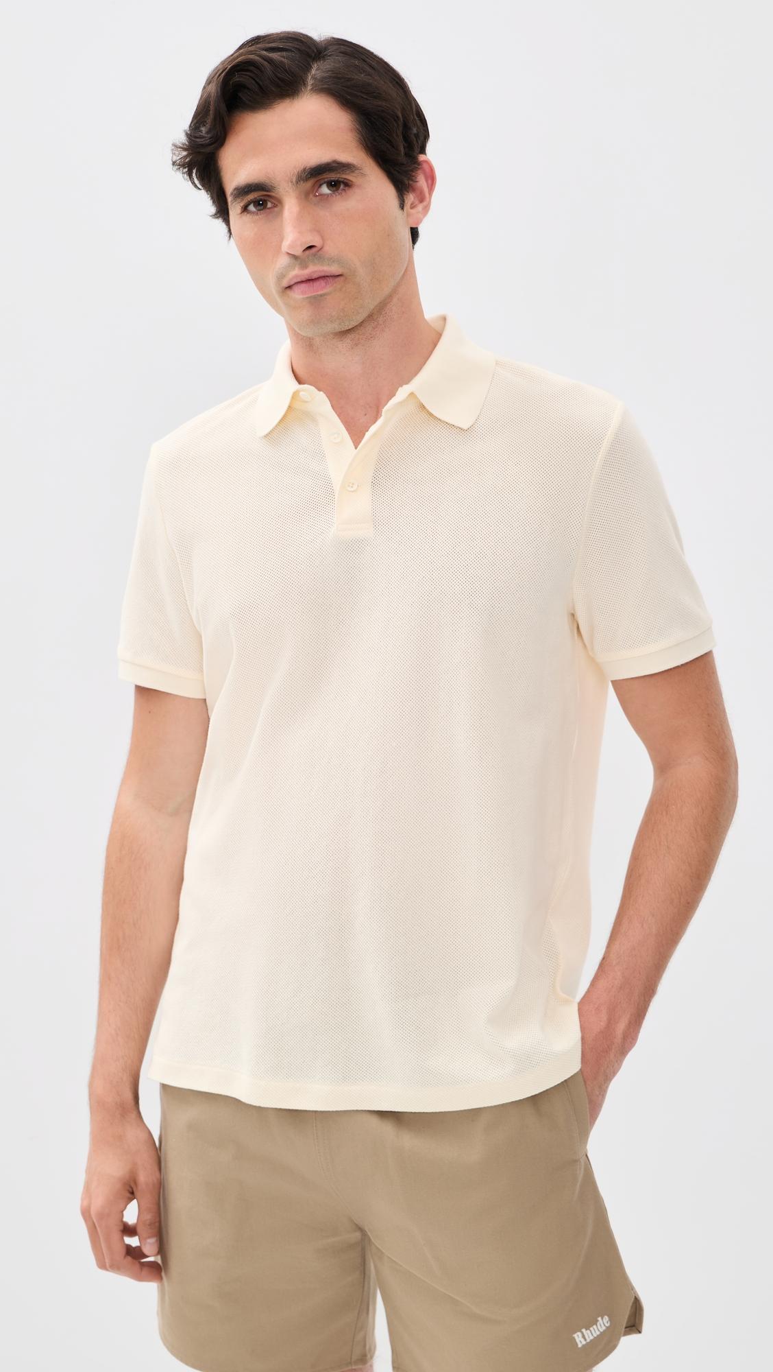 Textured Pique Knit Polo by POLO RALPH LAUREN