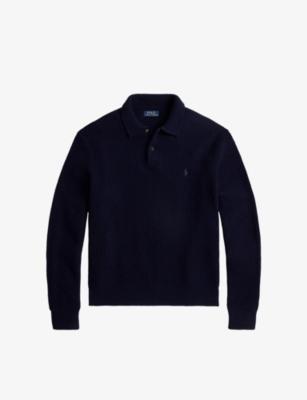 Textured Polo-Collar Wool-Cotton Jumper by POLO RALPH LAUREN
