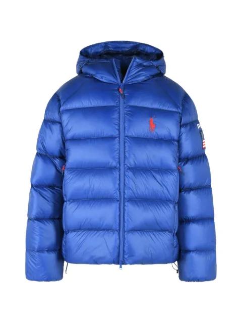 The Hawthorne Flag drawstring logo-embroidery jacket by POLO RALPH LAUREN