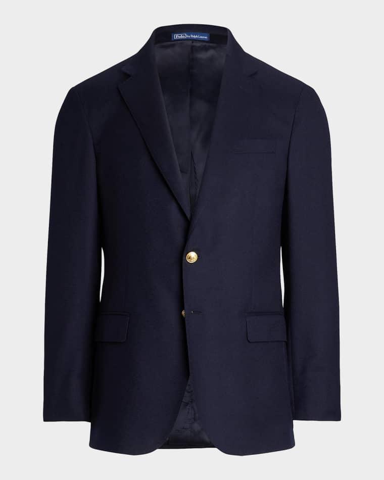 The Iconic Doeskin Two-Button Blazer by POLO RALPH LAUREN