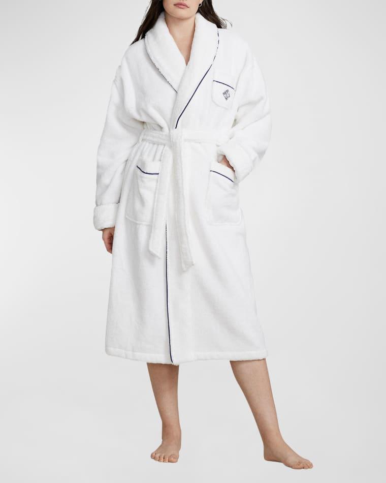 The PRL Monogrammed Cotton Robe by POLO RALPH LAUREN